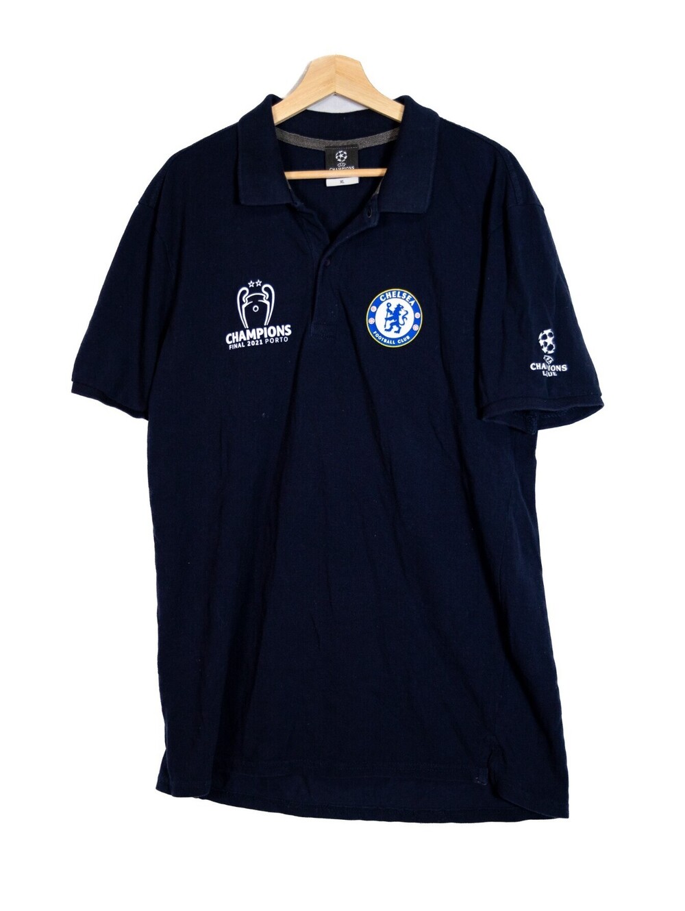 Chelsea champions league 2021 Winners Official Polo Jersey Shirt - Men's XL